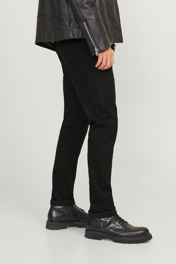 Jack & Jones Jeans slim cinco bolsos preto