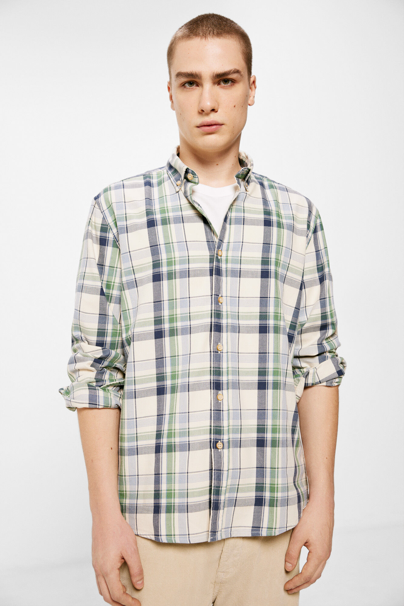 Camisa blanca hombre clearance springfield