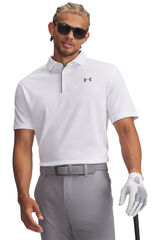 Under Armour Polo deportivo tejido t&eacute;cnico blanco
