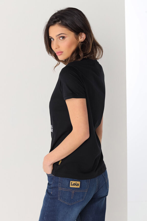 Lois  Camiseta Manga Corta negro