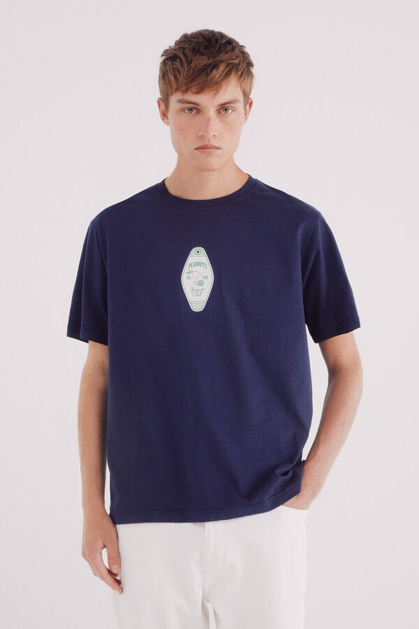 Springfield Camiseta Snoopy Racquet Club azul
