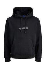 Jack & Jones PLUS Sweatshirt e logo capuz preto