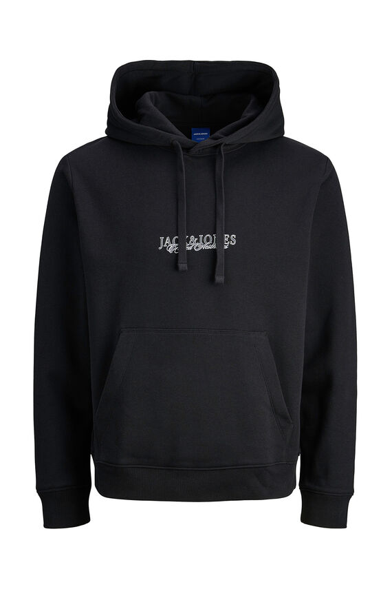 Sudadera con capucha logo frontal