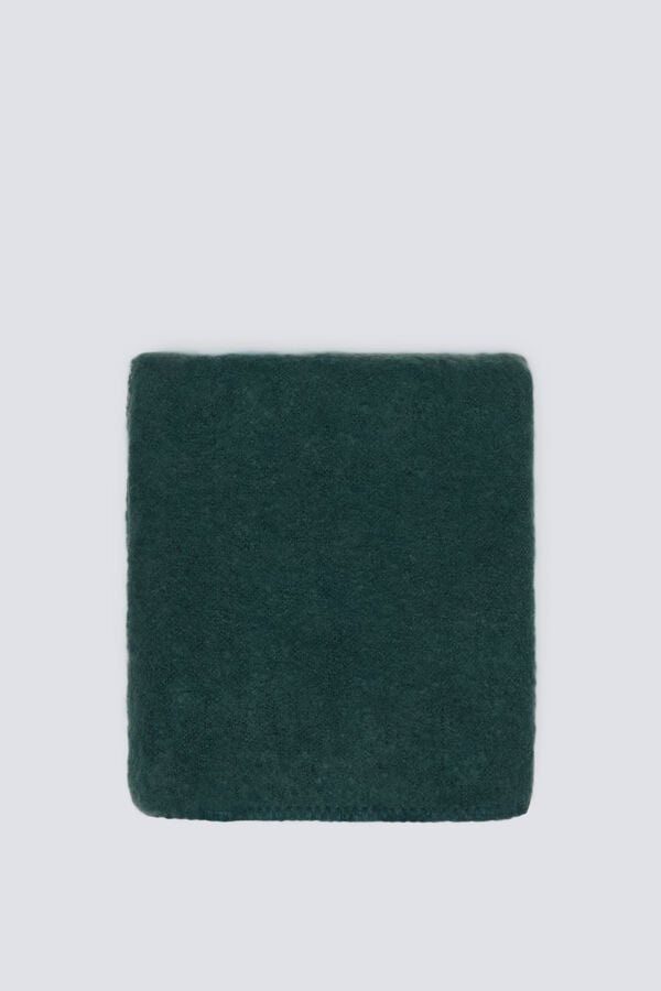 Springfield Cachecol liso e macio ao toque verde