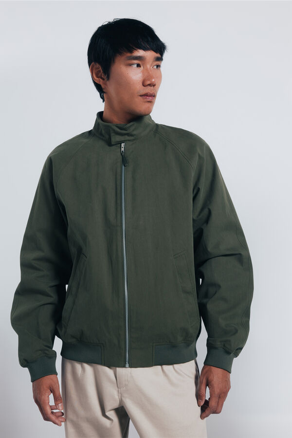 Springfield Blusão algodão estampado
