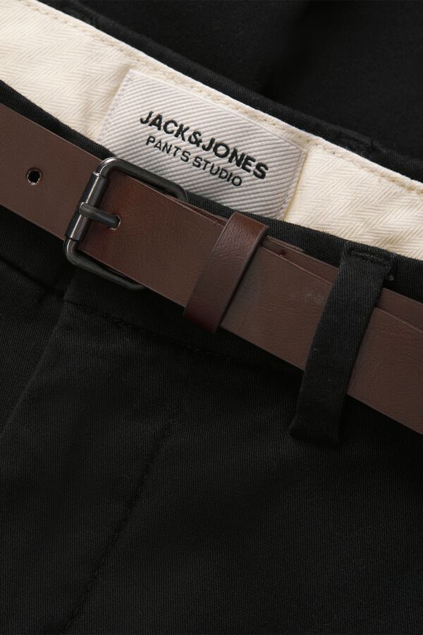 Jack & Jones PLUS Slim fit chinos black