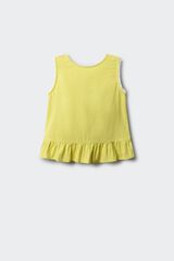 Springfield Kids Top de linho com la&ccedil;os menina estampado