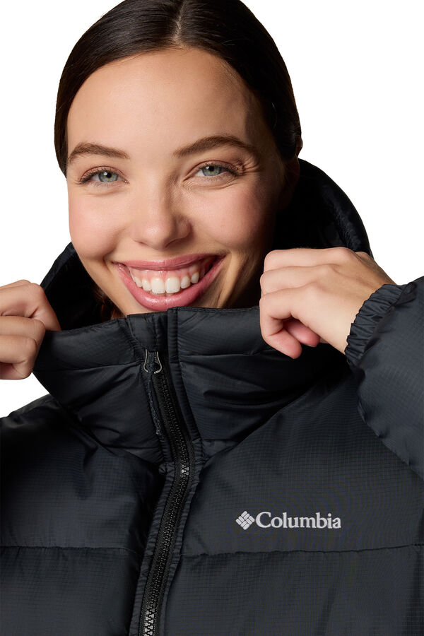 Columbia Columbia Women's Puffect™ II hood Mid-Length Quilted Jacket black