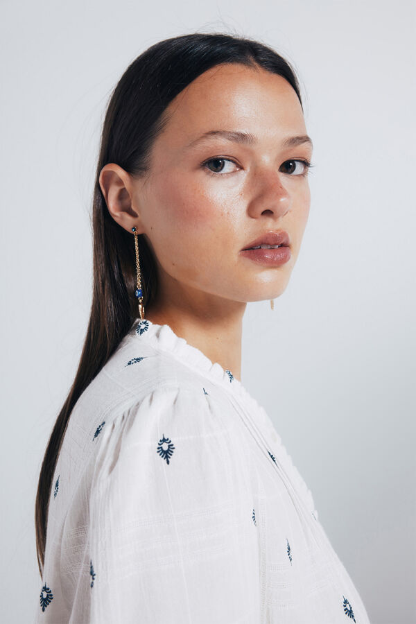 Springfield Pacote de brincos longos boho estampado