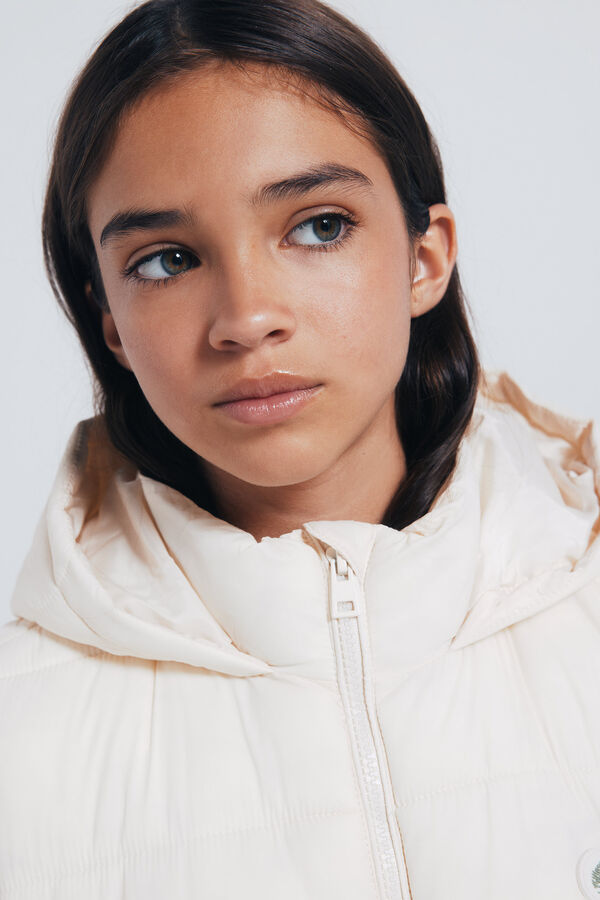 Springfield Kids Colete acolchoado para menina cru