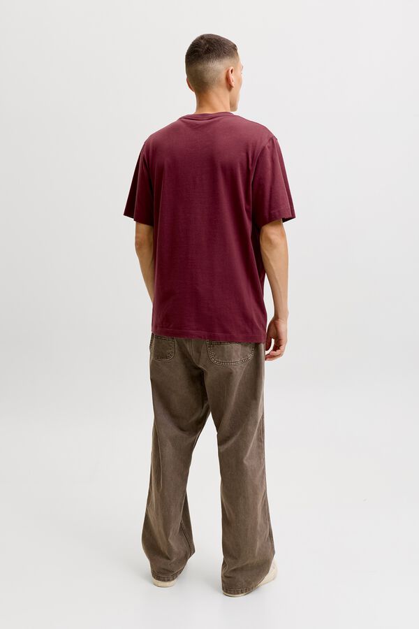 Jack & Jones T-shirt regular estampada rosa