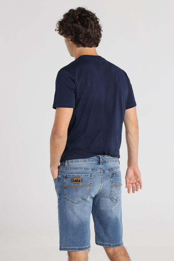 Mezclilla Blend Bermuda Tejana Hombre Bermudas Texanas Calções