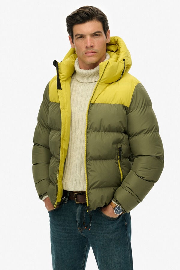 Superdry Jaqueta de corte relaxado Caqui escuro