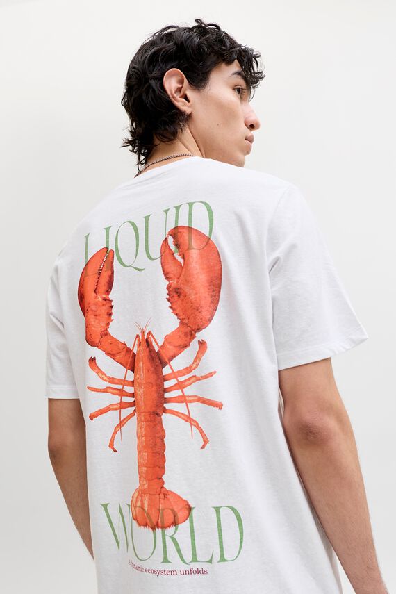 Camiseta loose fit algodón