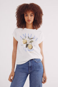 Springfield Camiseta "Amo macarrão baci"