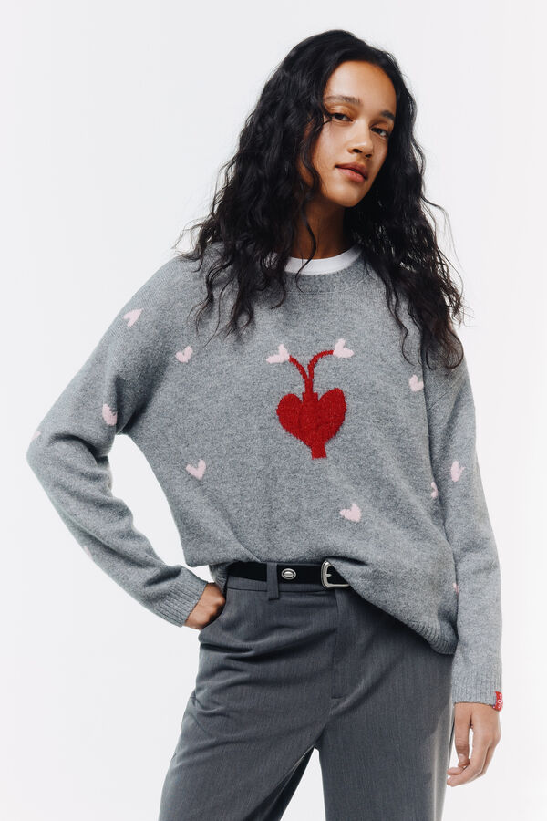 Springfield Camisola p&eacute;talas azul