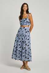 Pepe Jeans Enodia Midi Skirt blue