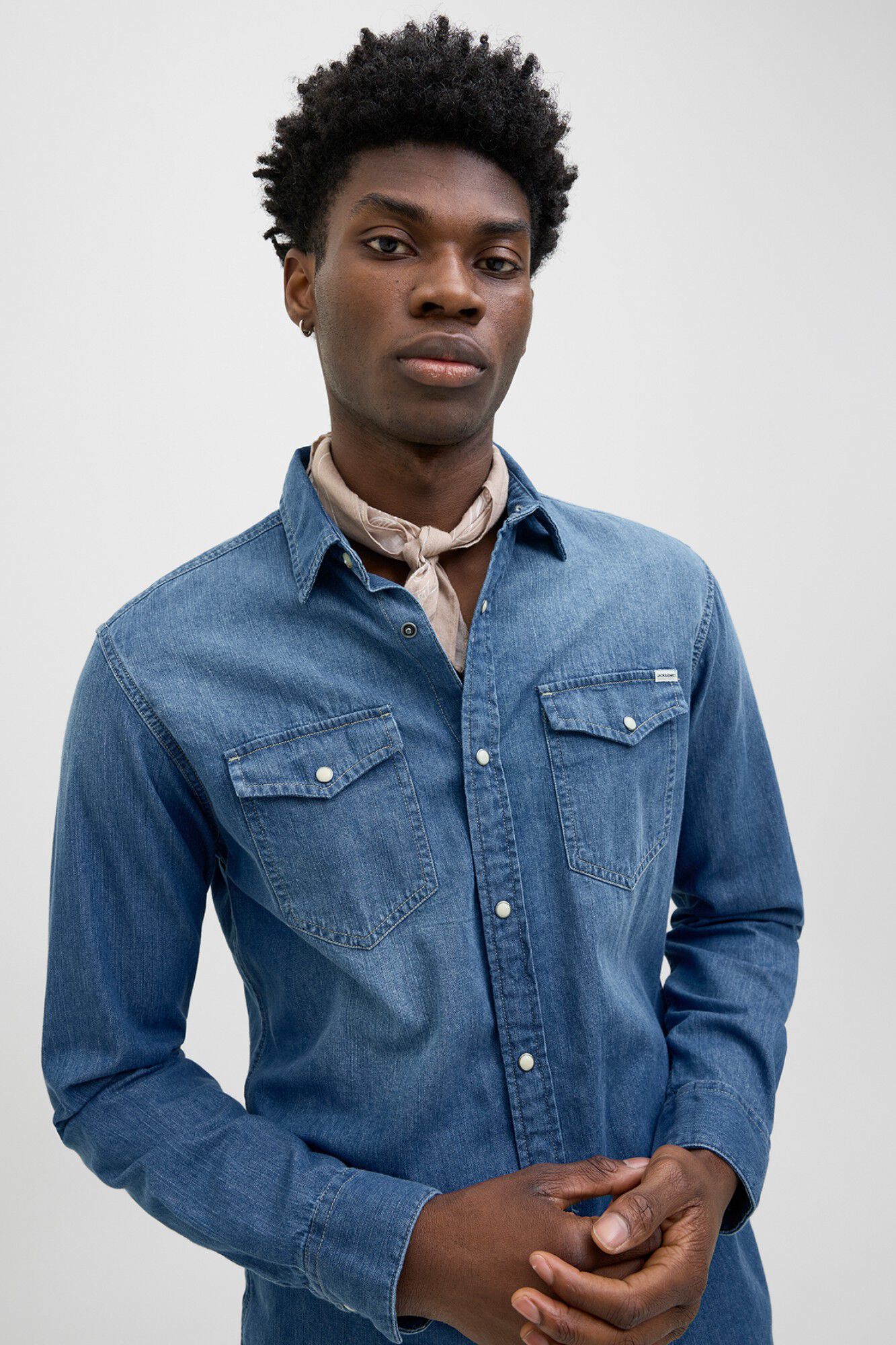 Jack & Jones Camisa de ganga regular