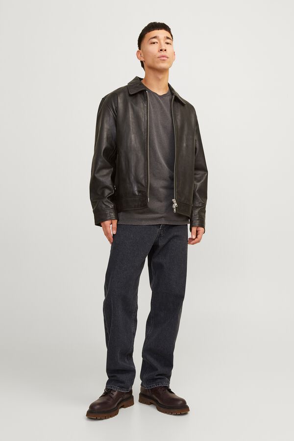 Jack & Jones Jeans loose cinco bolsos preto