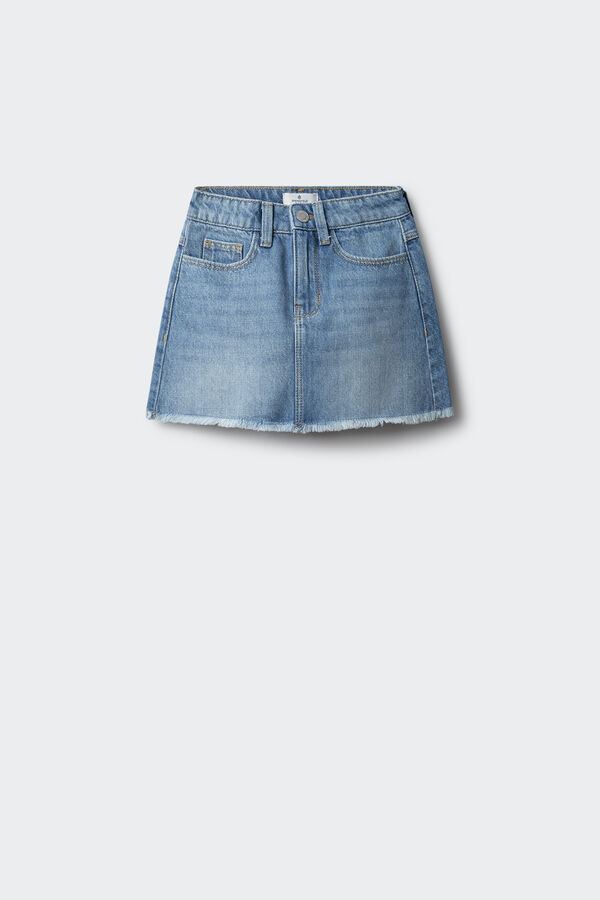 Springfield Kids Saia denim menina azul