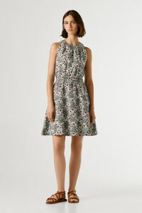 Pepe Jeans Vestido curto gola halter