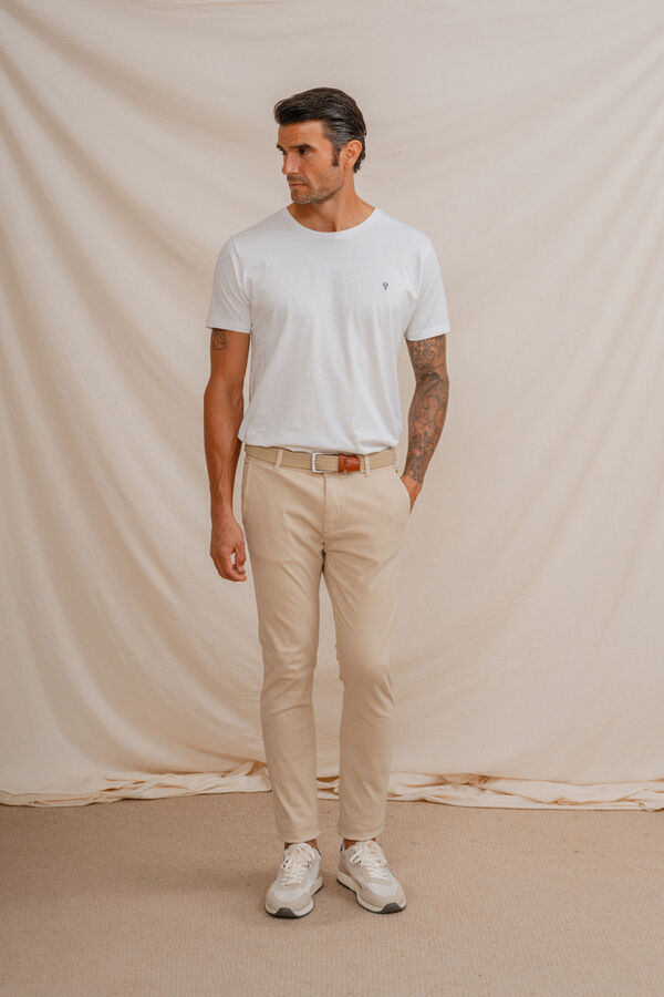 Celopman Cal&ccedil;as chino slim cru