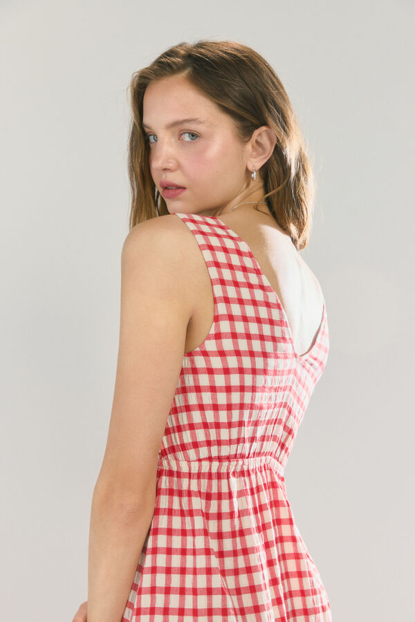 High Spirits Vestido Clover vermelho