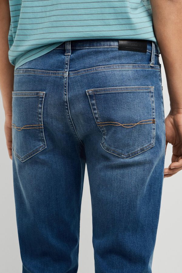 Pepe Jeans Cal&ccedil;as jeans retas azul