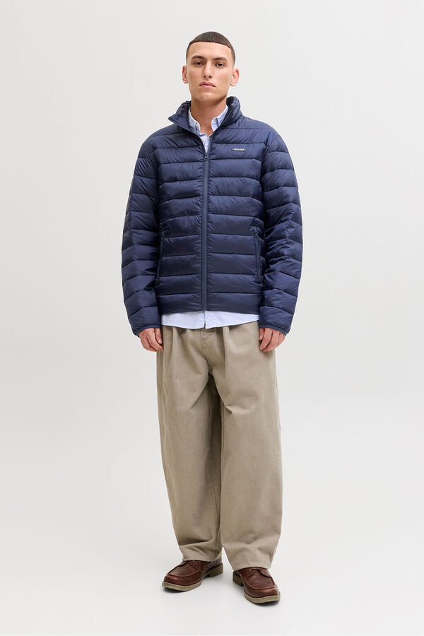 Jack & Jones Jaqueta puffer curta azul