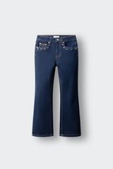 Springfield Kids Cal&ccedil;as jeans flare menina azul