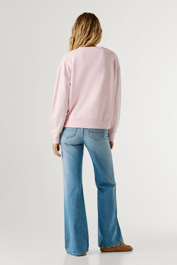 Pepe Jeans Sweatshirt gola redonda  rosa