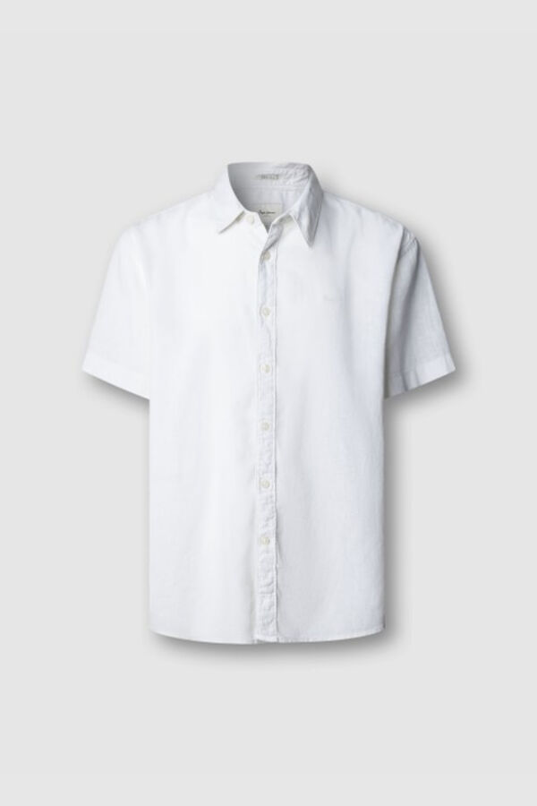 Pepe Jeans Camisa de manga comprida com logo branco