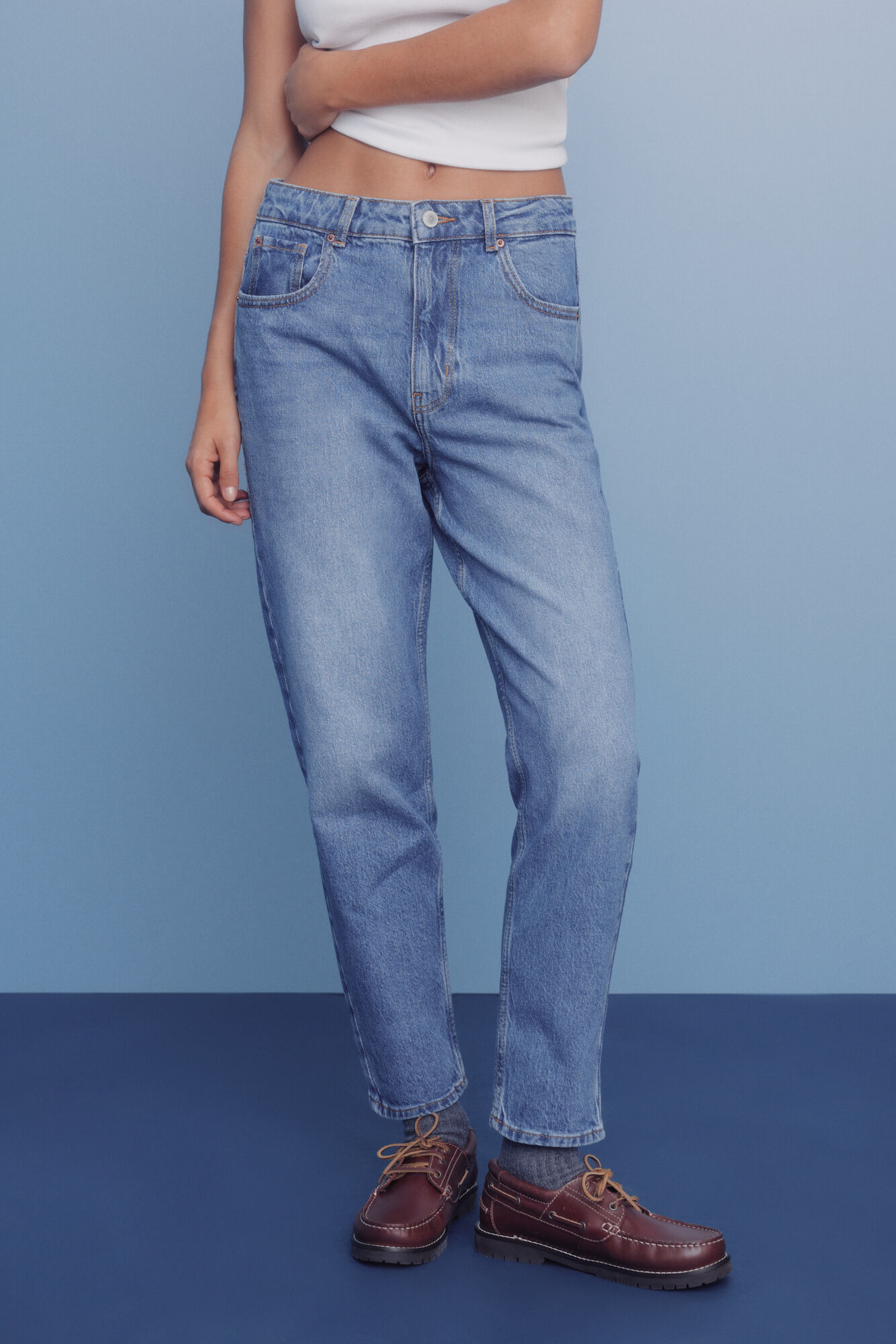 Springfield cal&ccedil;a jeans mam&atilde;e