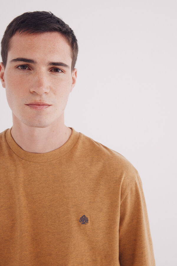 Springfield Basic melange t-shirt printed