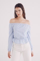 Springfield Blusa ombro a ombro branco