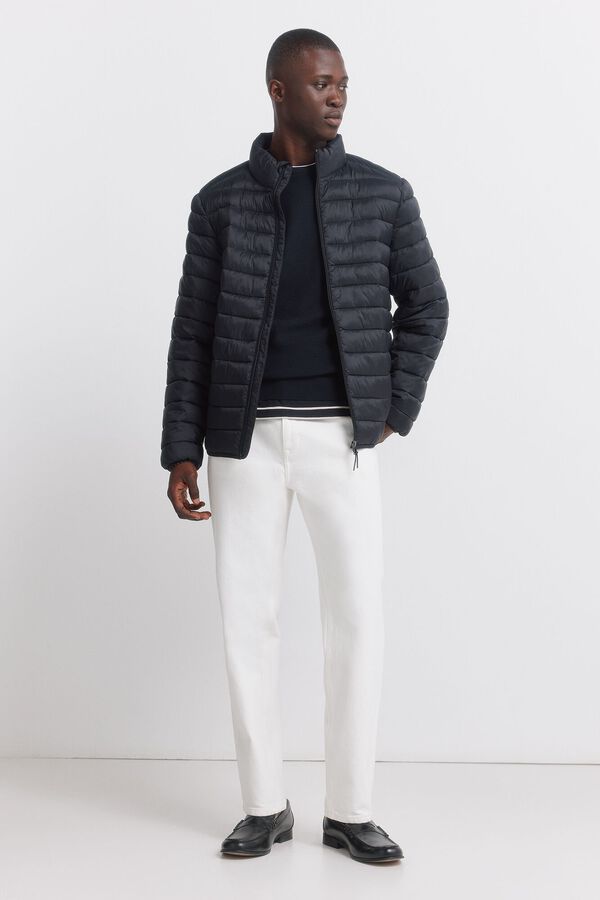 Springfield Casaco acolchoado preto