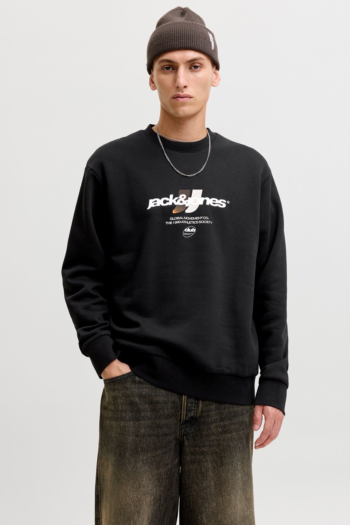 Jack & Jones Sweatshirt relaxed estampada