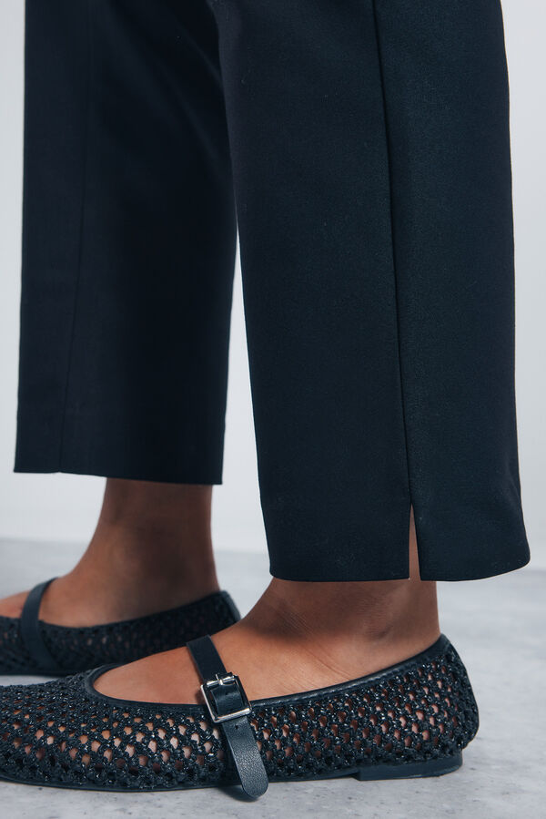 Springfield Calças chino retas preto