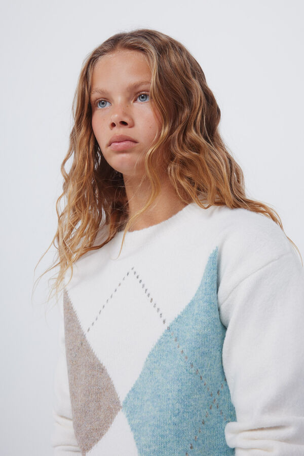 Springfield Kids Camisola Diamante Feminino bege