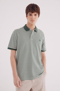Springfield Polo piqué básico riscas regular fit