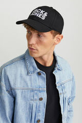Jack & Jones Boné com logo XL preto