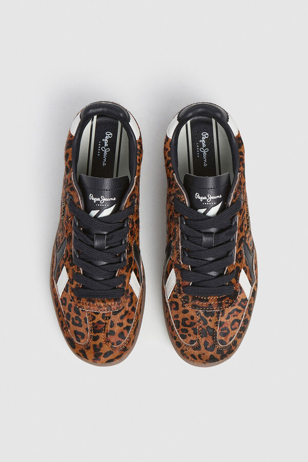 Pepe Jeans Zapatillas Estampado Animal Print marrón