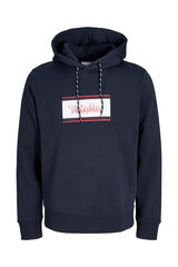Jack & Jones Sweatshirt regular com capuz azul
