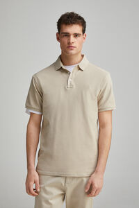 Springfield Polo piqué contrastante com carcela slim fit