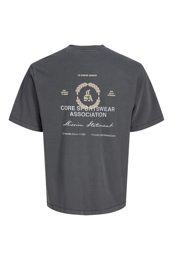 Jack & Jones T-shirt manga curta lavada preto