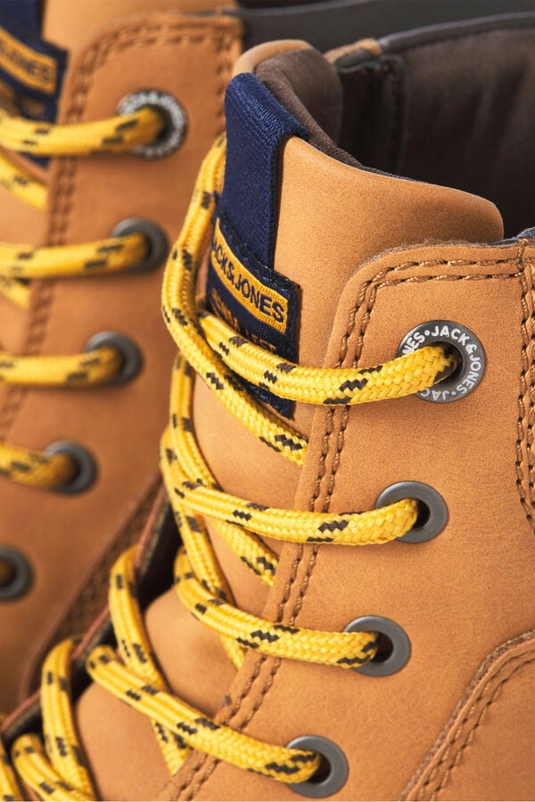 Jack & Jones Botas sintéticas com cadarço estampado