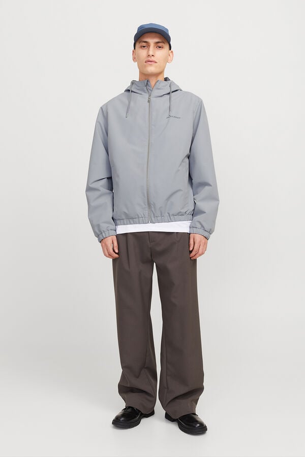 Jack & Jones Casaco de meia estação cinzento