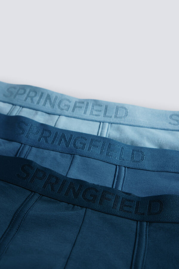 Springfield Pack 3 boxers azul