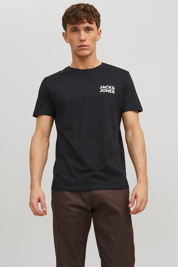 Jack & Jones T-shirt regular fit preto