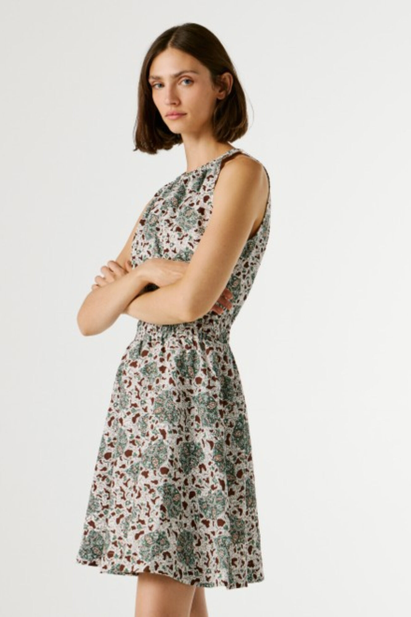 Pepe Jeans Vestido corto cuello halter